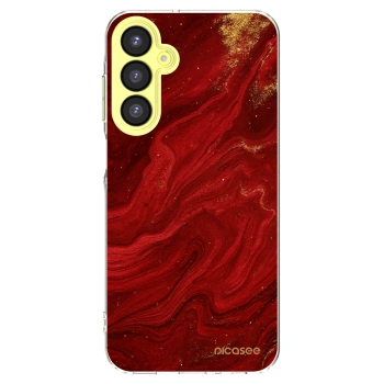 Picasee διαφανής θήκη σιλικόνης Samsung Galaxy A25 A256B 5G - Red