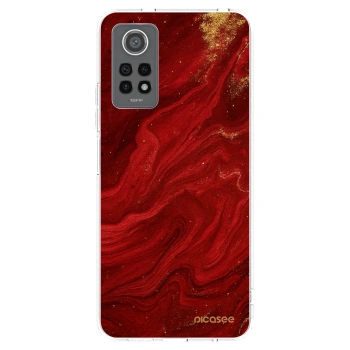 Picasee διαφανής θήκη σιλικόνης Xiaomi Redmi Note 12 Pro 4G - Red