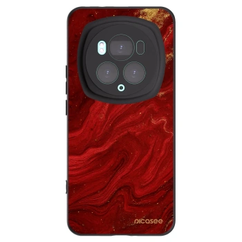 Picasee Μαύρη θήκη σιλικόνης για Honor Magic6 Pro - Red