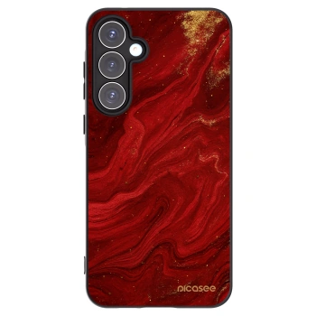 Picasee Μαύρη θήκη σιλικόνης για Samsung Galaxy A55 5G A556B - Red
