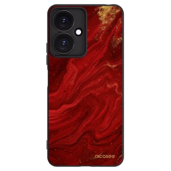 Picasee Μαύρη θήκη σιλικόνης για Xiaomi Redmi 13C 5G - Red