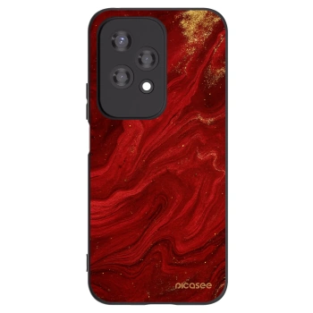 Picasee Μαύρη θήκη σιλικόνης για Honor 200 Lite - Red