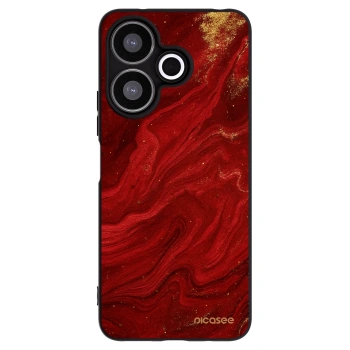 Picasee Μαύρη θήκη σιλικόνης για Xiaomi Redmi 13 4G - Red