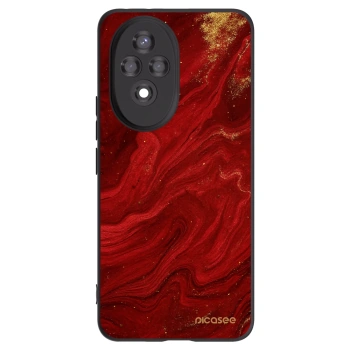 Picasee Μαύρη θήκη σιλικόνης για Honor 200 5G - Red