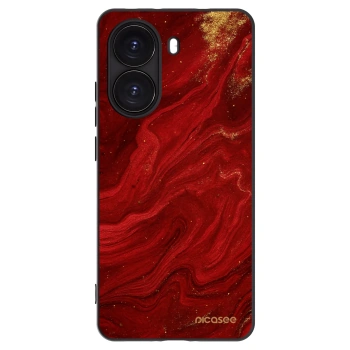 Picasee Μαύρη θήκη σιλικόνης για Xiaomi Poco X7 Pro 5G - Red