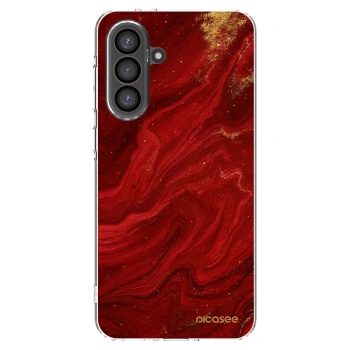 Picasee διαφανής θήκη σιλικόνης Samsung Galaxy A56 5G A566B - Red