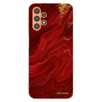 Picasee διαφανής θήκη σιλικόνης Samsung Galaxy A13 5G - Red
