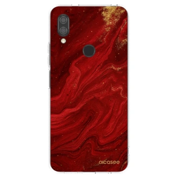 Picasee διαφανής θήκη σιλικόνης Xiaomi Redmi 7 - Red