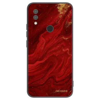 Picasee Μαύρη θήκη σιλικόνης για Xiaomi Redmi 7 - Red