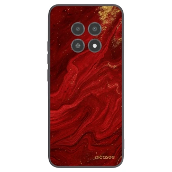 Picasee Μαύρη θήκη σιλικόνης για Realme 12X - Red