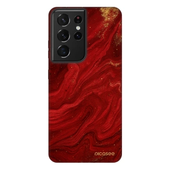 Picasee Fashion Case για Samsung Galaxy S21 Ultra 5G G998B - Red