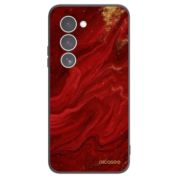 Picasee Μαύρη θήκη σιλικόνης για Xiaomi Redmi 15 5G - Red