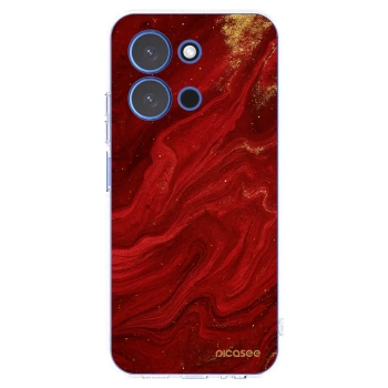 Picasee διαφανής θήκη σιλικόνης Xiaomi Redmi 15C 4G - Red