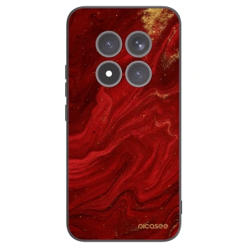 Picasee Μαύρη θήκη σιλικόνης για Xiaomi Redmi Note 15 Pro+ - Red