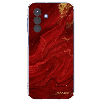 Picasee διαφανής θήκη σιλικόνης Samsung Galaxy A17 5G - Red
