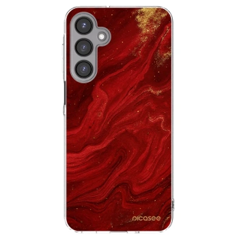 Picasee διαφανής θήκη σιλικόνης Samsung Galaxy A16 4G - Red