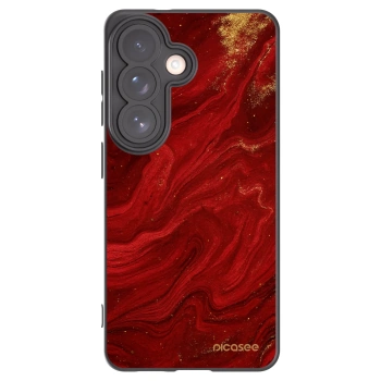 Picasee Μαύρη θήκη σιλικόνης για Samsung Galaxy S26 - Red