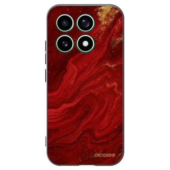 Picasee Μαύρη θήκη σιλικόνης για Xiaomi 17 - Red