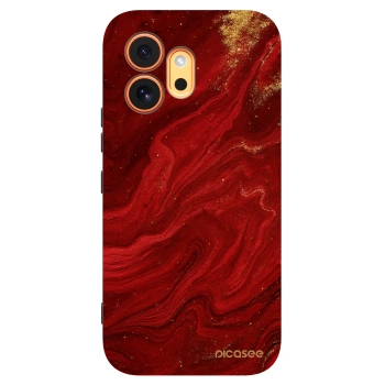 Picasee Μαύρη θήκη σιλικόνης για Honor 600 - Red