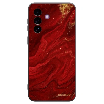 Picasee Μαύρη θήκη σιλικόνης για Samsung Galaxy A37 - Red