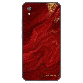 Picasee Μαύρη θήκη σιλικόνης για Xiaomi Redmi 7A - Red