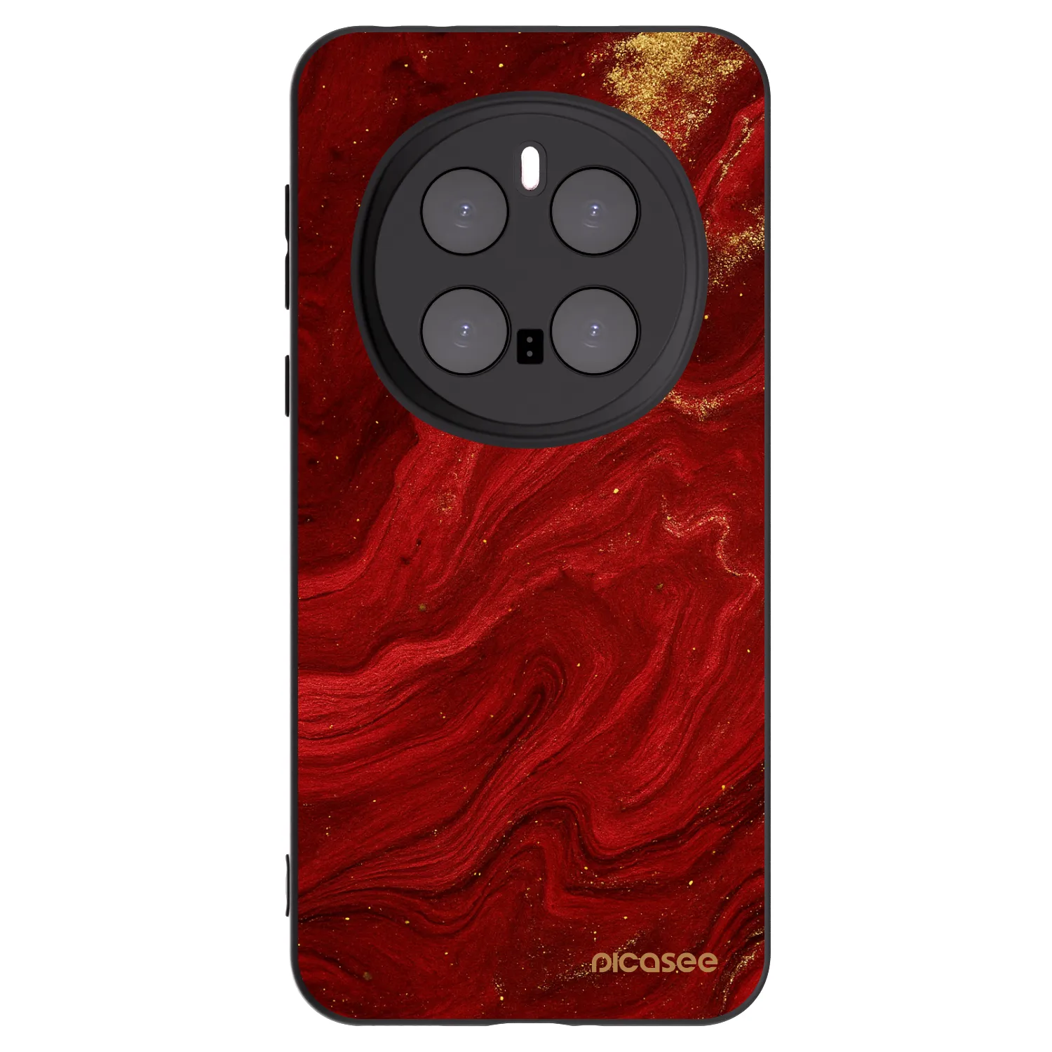 Picasee Μαύρη θήκη σιλικόνης για Honor Magic7 Pro 5G - Red