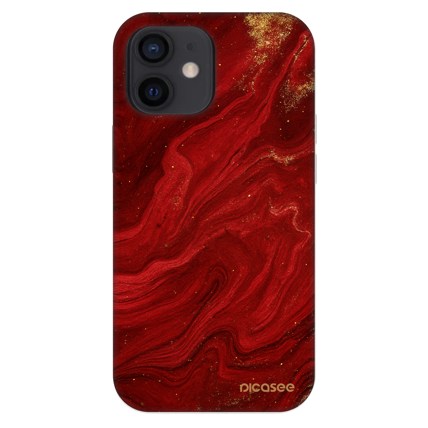 Picasee Fashion Case για Apple iPhone 12 mini - Red