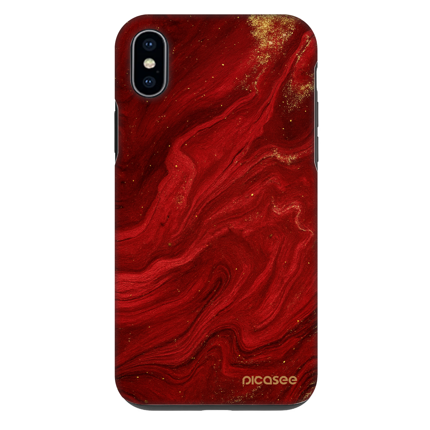 Picasee Fashion Case για Apple iPhone XS Max - Red