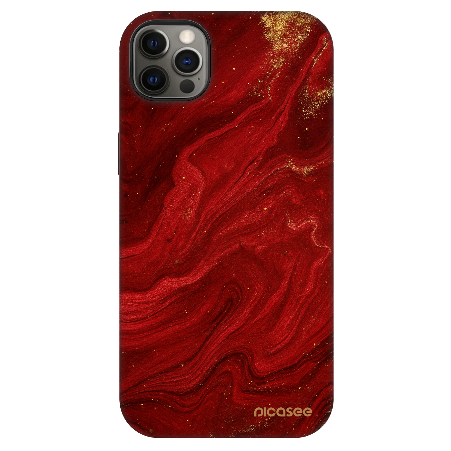 Picasee Fashion Case MagSafe για Apple iPhone 12 Pro Max - Red