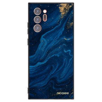 Picasee Μαύρη θήκη σιλικόνης για Samsung Galaxy Note 20 Ultra - Blue