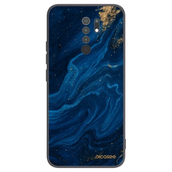 Picasee Μαύρη θήκη σιλικόνης για Xiaomi Redmi 9 - Blue