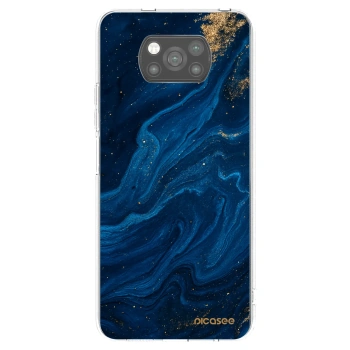 Picasee Μαύρη θήκη σιλικόνης για Xiaomi Poco X3 - Blue