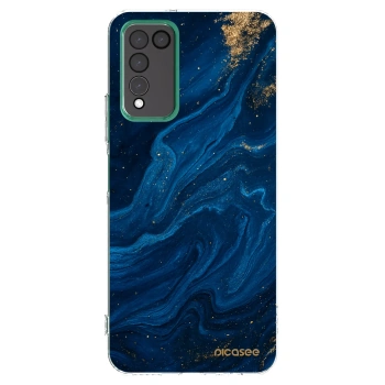 Picasee διαφανής θήκη σιλικόνης Honor 10X Lite - Blue