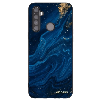 Picasee Μαύρη θήκη σιλικόνης για Realme 6i - Blue