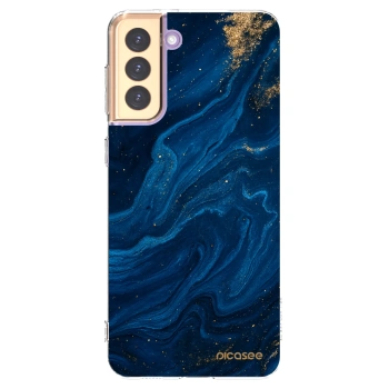Picasee διαφανής θήκη σιλικόνης Samsung Galaxy S21+ 5G G996F - Blue