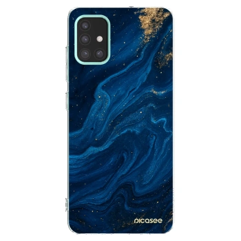 Picasee διαφανής θήκη σιλικόνης Samsung Galaxy M31s - Blue