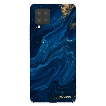 Picasee διαφανής θήκη σιλικόνης Samsung Galaxy A42 A426B - Blue