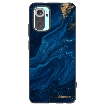 Picasee Μαύρη θήκη σιλικόνης για Xiaomi Redmi Note 10 Pro - Blue