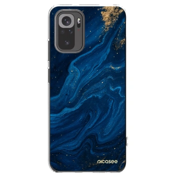 Picasee διαφανής θήκη σιλικόνης Xiaomi Redmi Note 10S - Blue