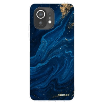 Picasee διαφανής θήκη σιλικόνης Xiaomi Mi 11 - Blue
