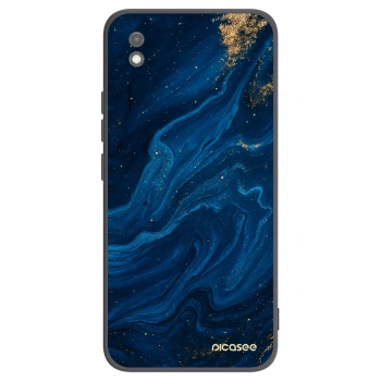 Picasee Μαύρη θήκη σιλικόνης για Xiaomi Redmi 9AT - Blue