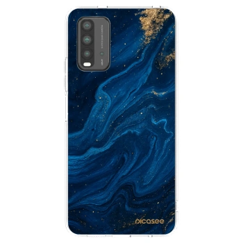 Picasee διαφανής θήκη σιλικόνης Xiaomi Redmi 9T - Blue