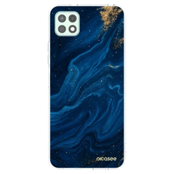 Picasee διαφανής θήκη σιλικόνης Samsung Galaxy A22 A226B 5G - Blue