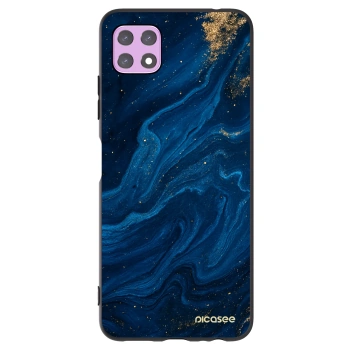 Picasee Μαύρη θήκη σιλικόνης για Samsung Galaxy A22 A226B 5G - Blue