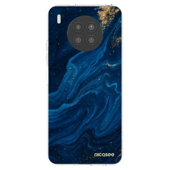 Picasee διαφανής θήκη σιλικόνης Huawei Nova 8i - Blue