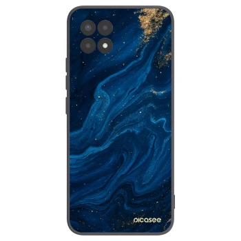Picasee Μαύρη θήκη σιλικόνης για Realme 8i - Blue