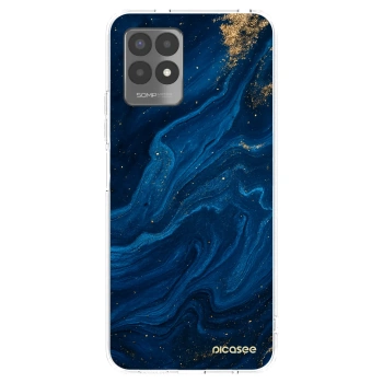Picasee διαφανής θήκη σιλικόνης Realme 8i - Blue