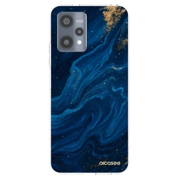 Picasee διαφανής θήκη σιλικόνης Realme 9 Pro 5G - Blue