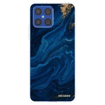 Picasee διαφανής θήκη σιλικόνης Honor X8 4G - Blue