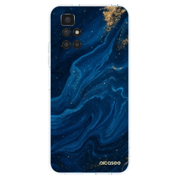 Picasee διαφανής θήκη σιλικόνης Xiaomi Redmi 10 (2022) - Blue